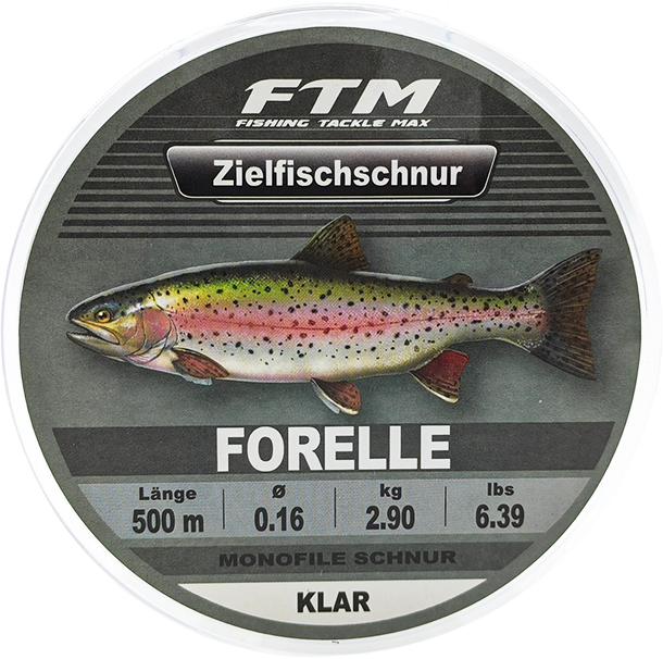 Zielfischschnur Forelle klar
