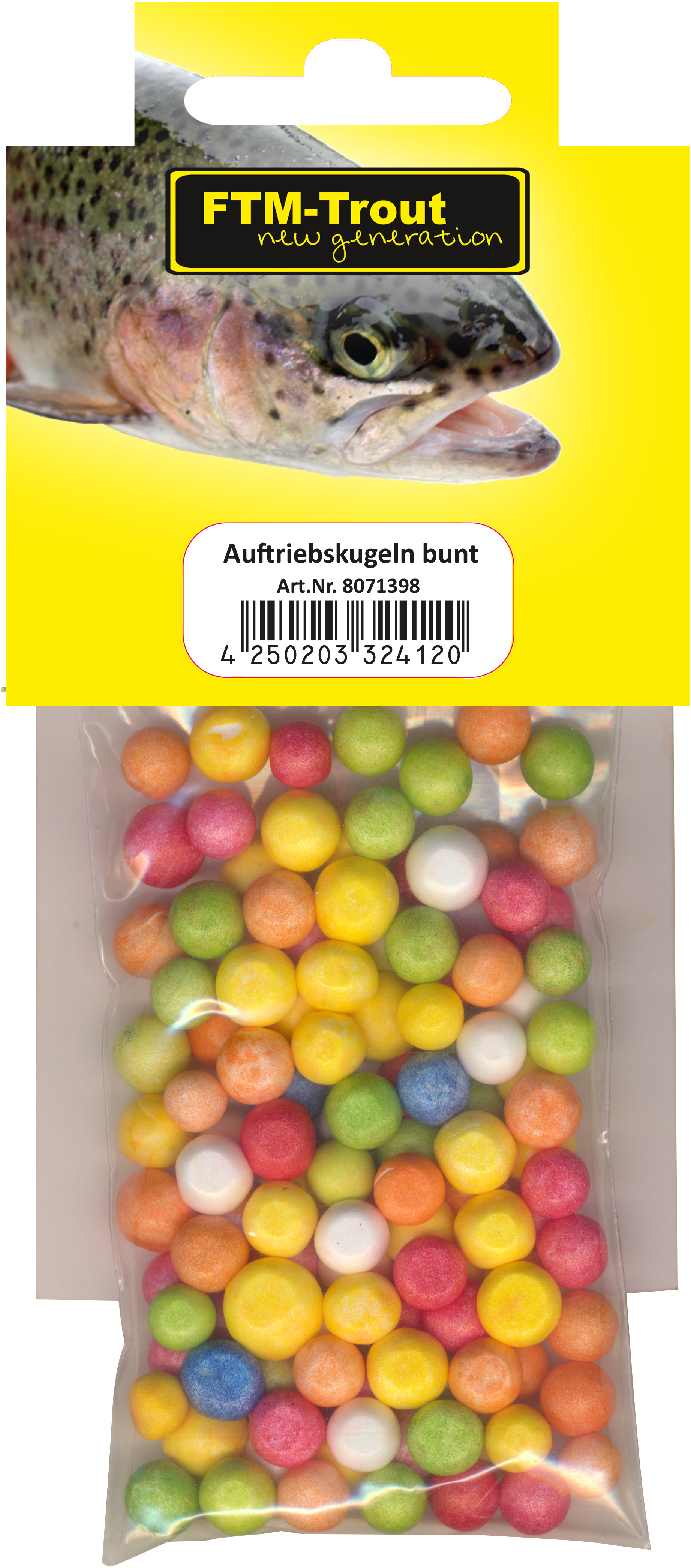 8071398 - 00 Auftriebskugeln bunt Tüte