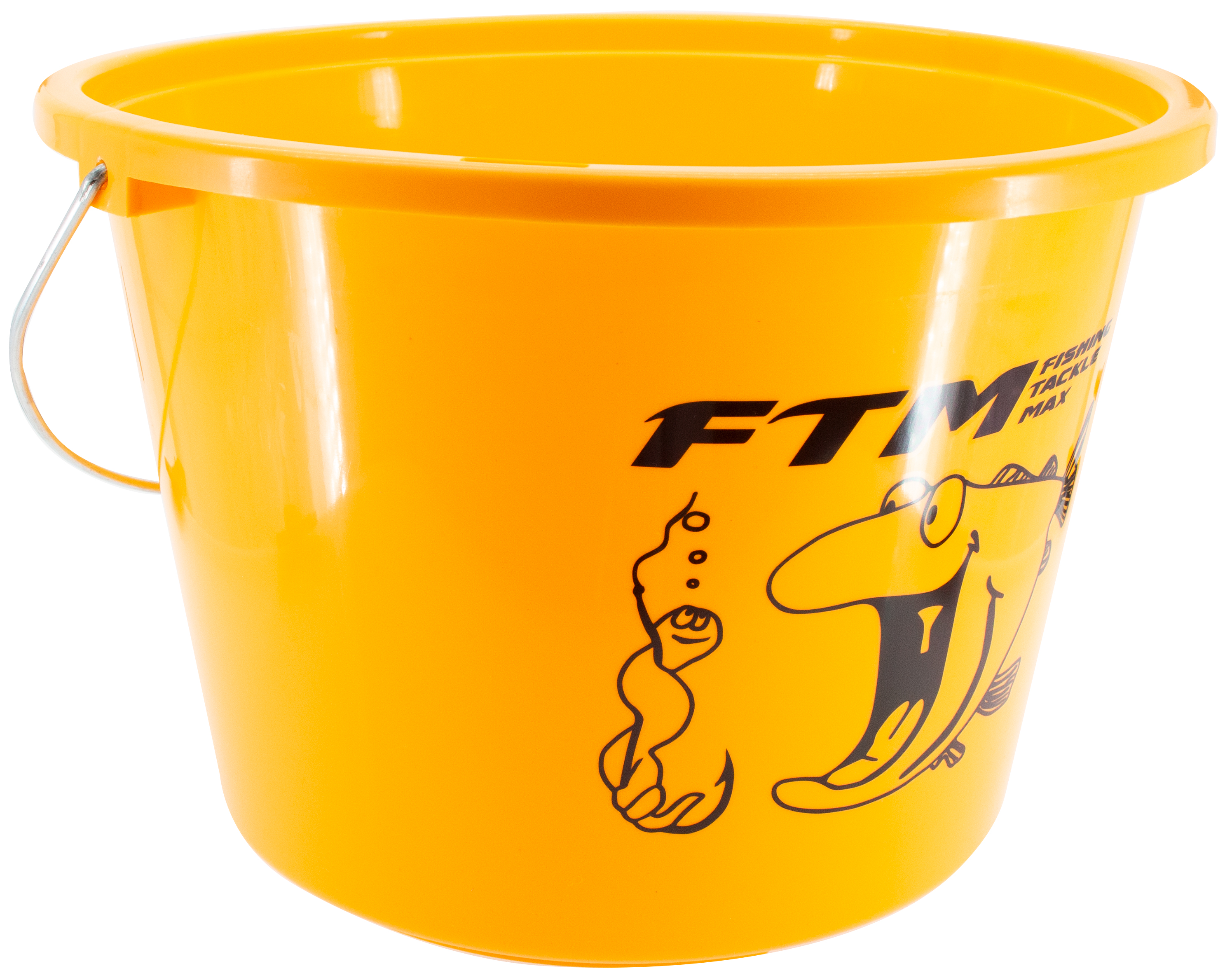Köderfischeimer 10 l gelb