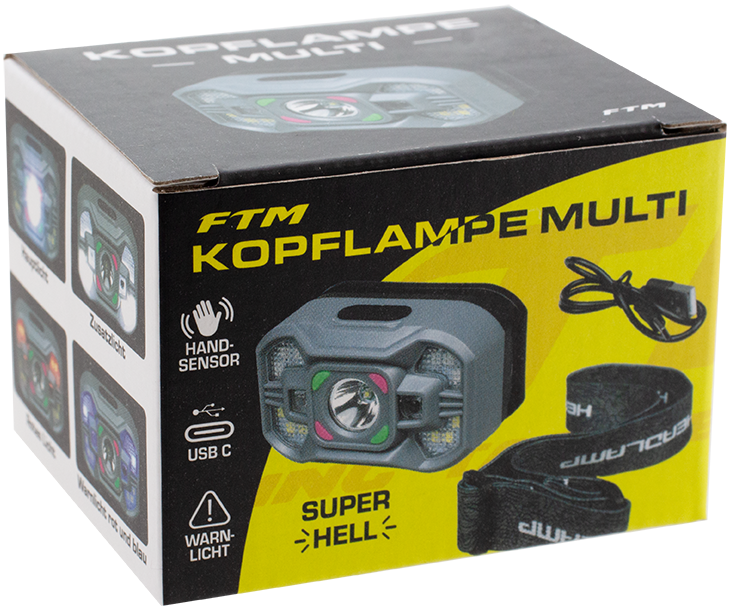 8070802 - 05 Kopflampe Multi Verpackt
