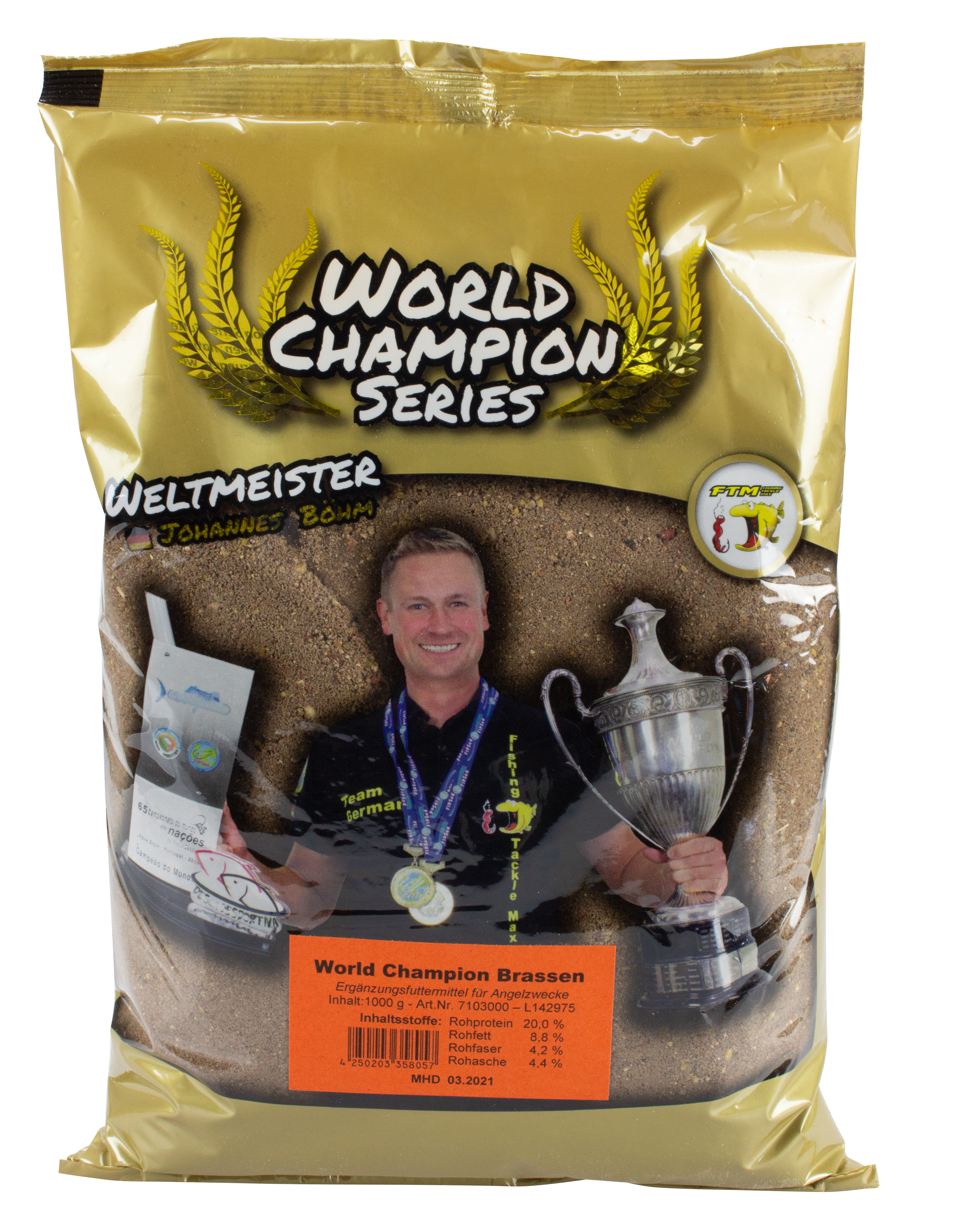 7103000 - 00 World Champion Series Fertigfutter Brassen verpackt