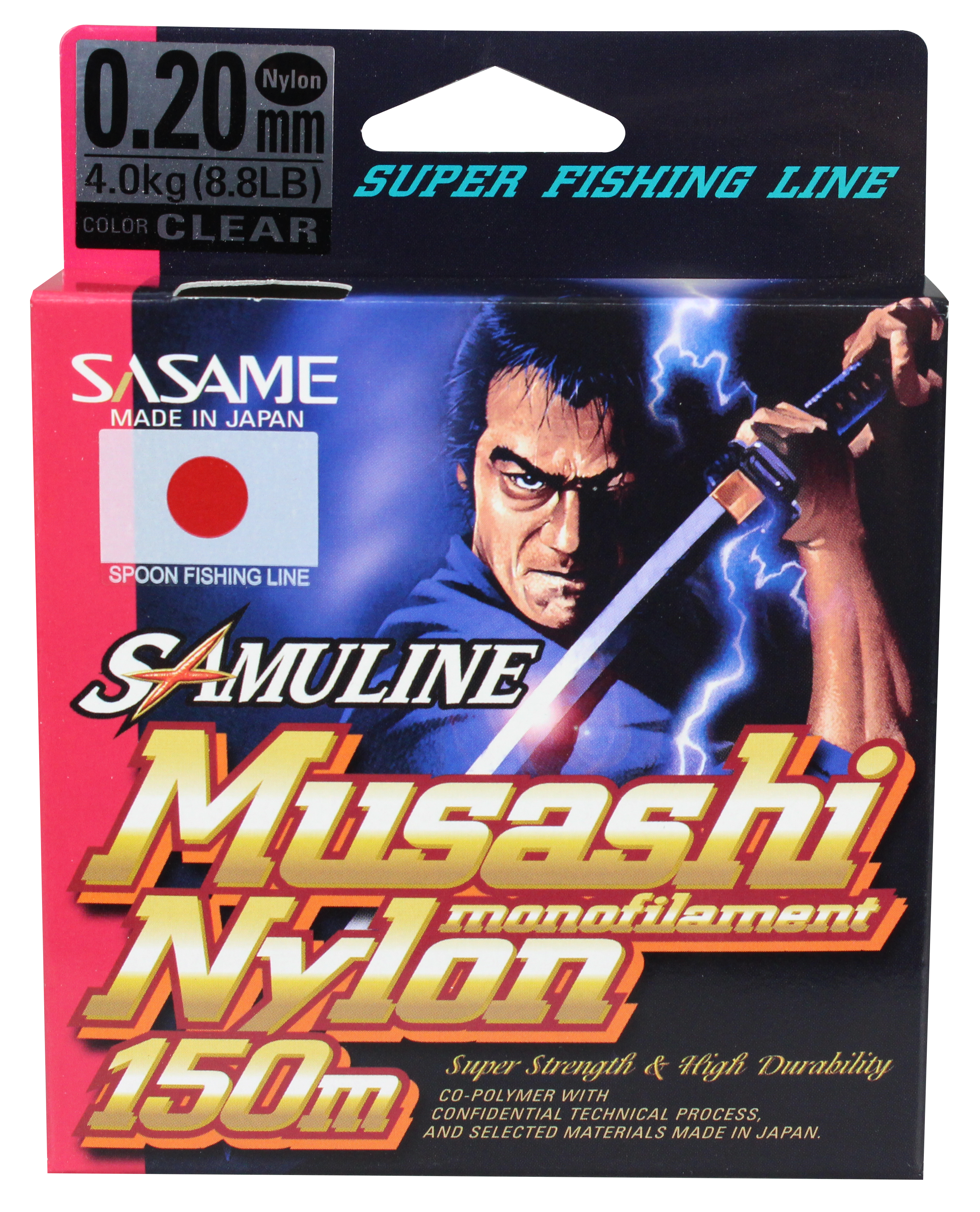 8800020 - 00 Schnur Nylon Musashi 20er 150m verpackt