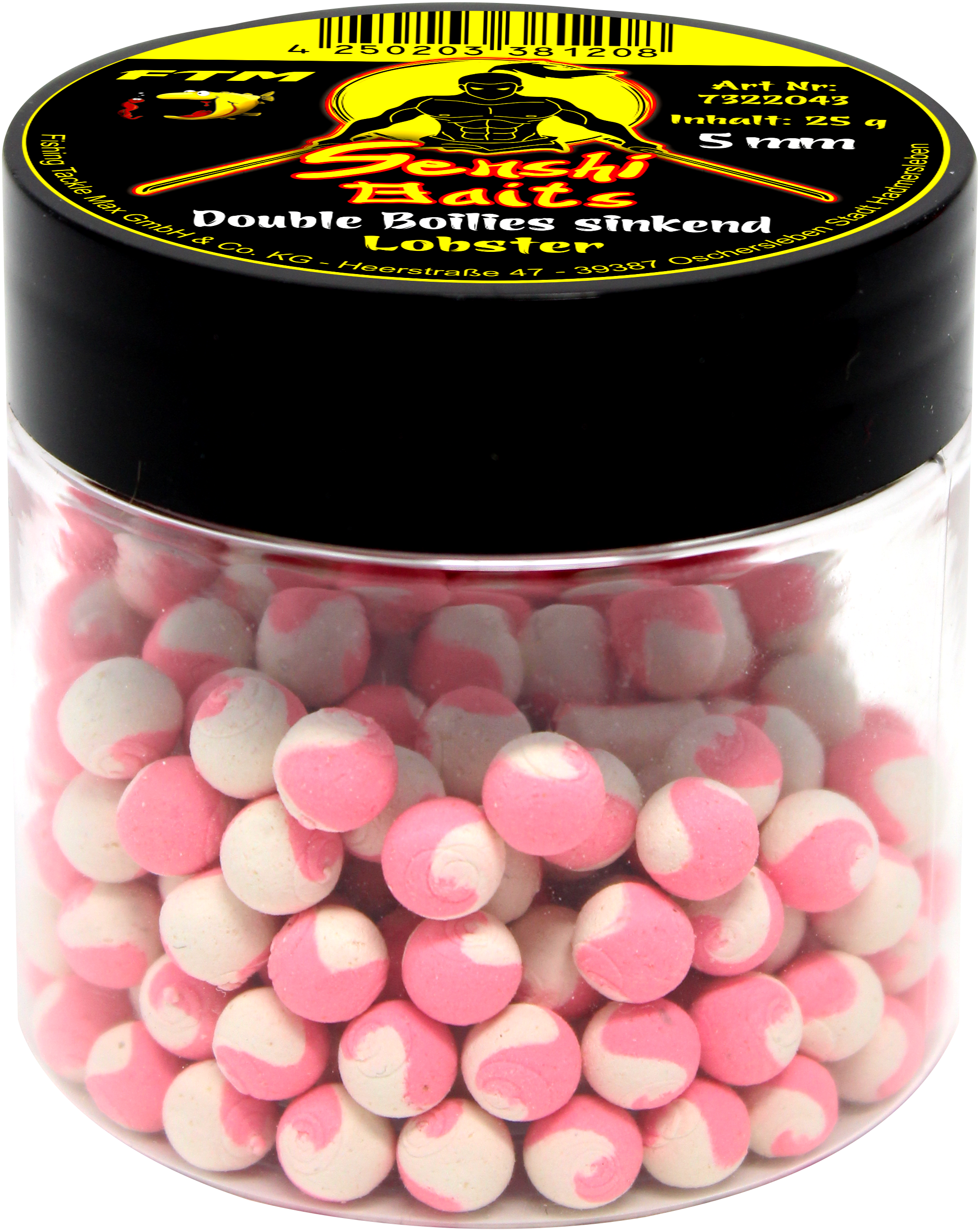 7322043 - 00 Senshi Baits Double Boilies Sinkend Lobster verpackt