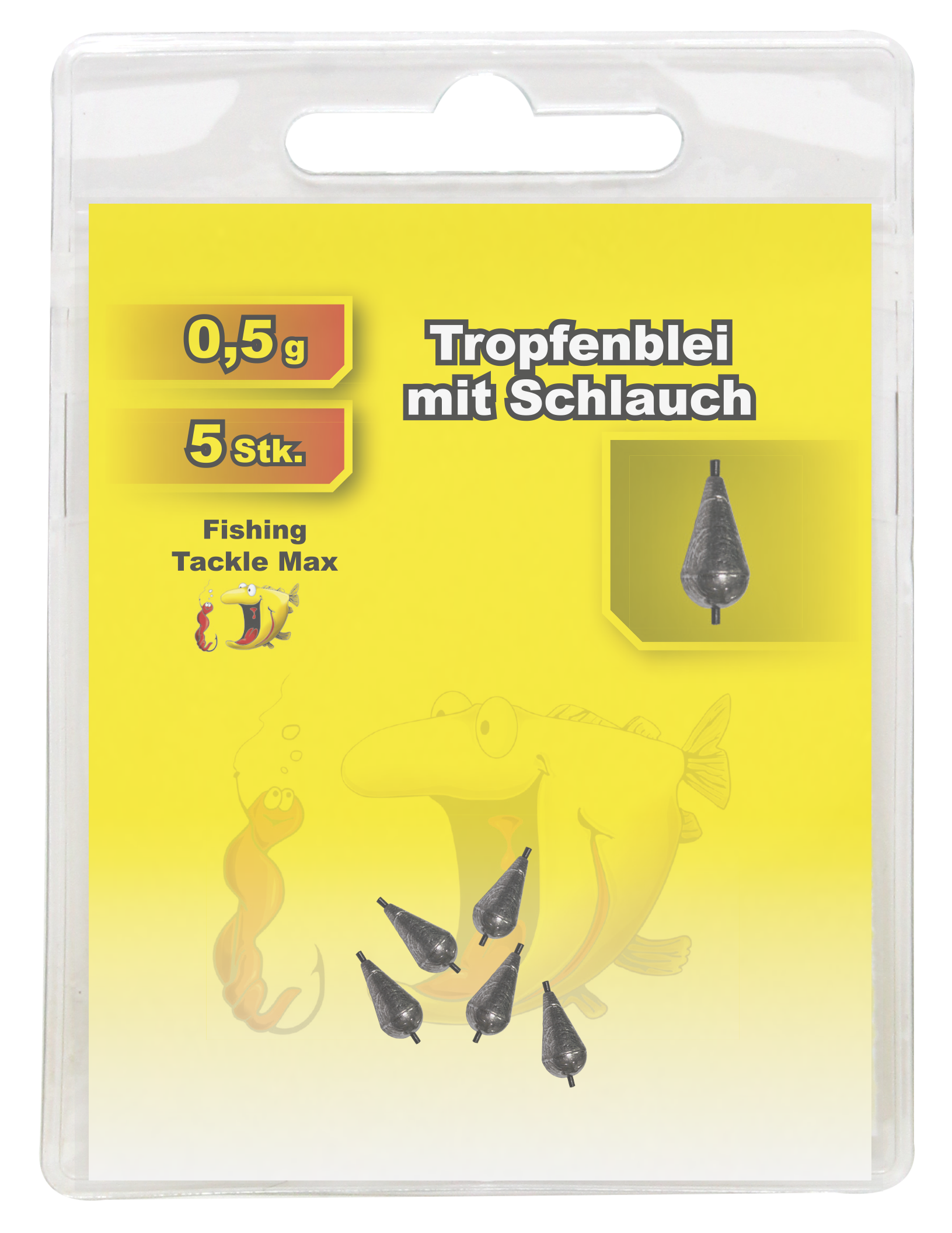 6010005 - 00 Tropfenblei mit Schlauch verpackt