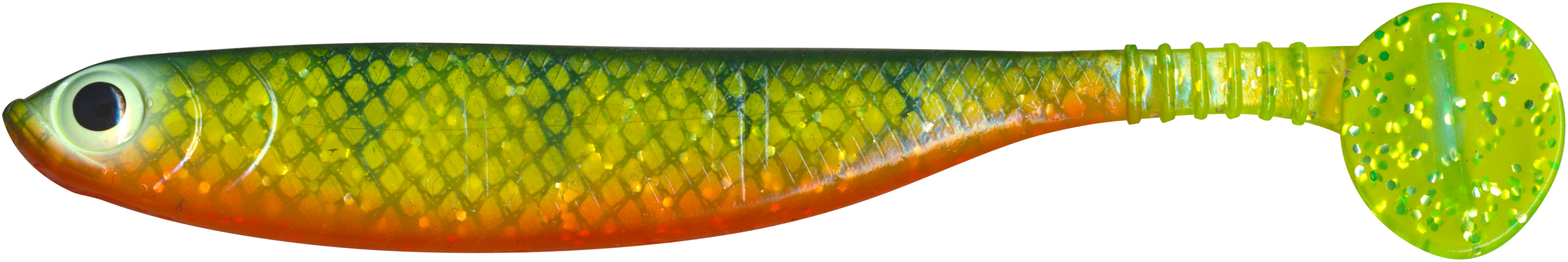 8913100 - 00 Gummifisch Speed Shad Seika Pro Hot Perch