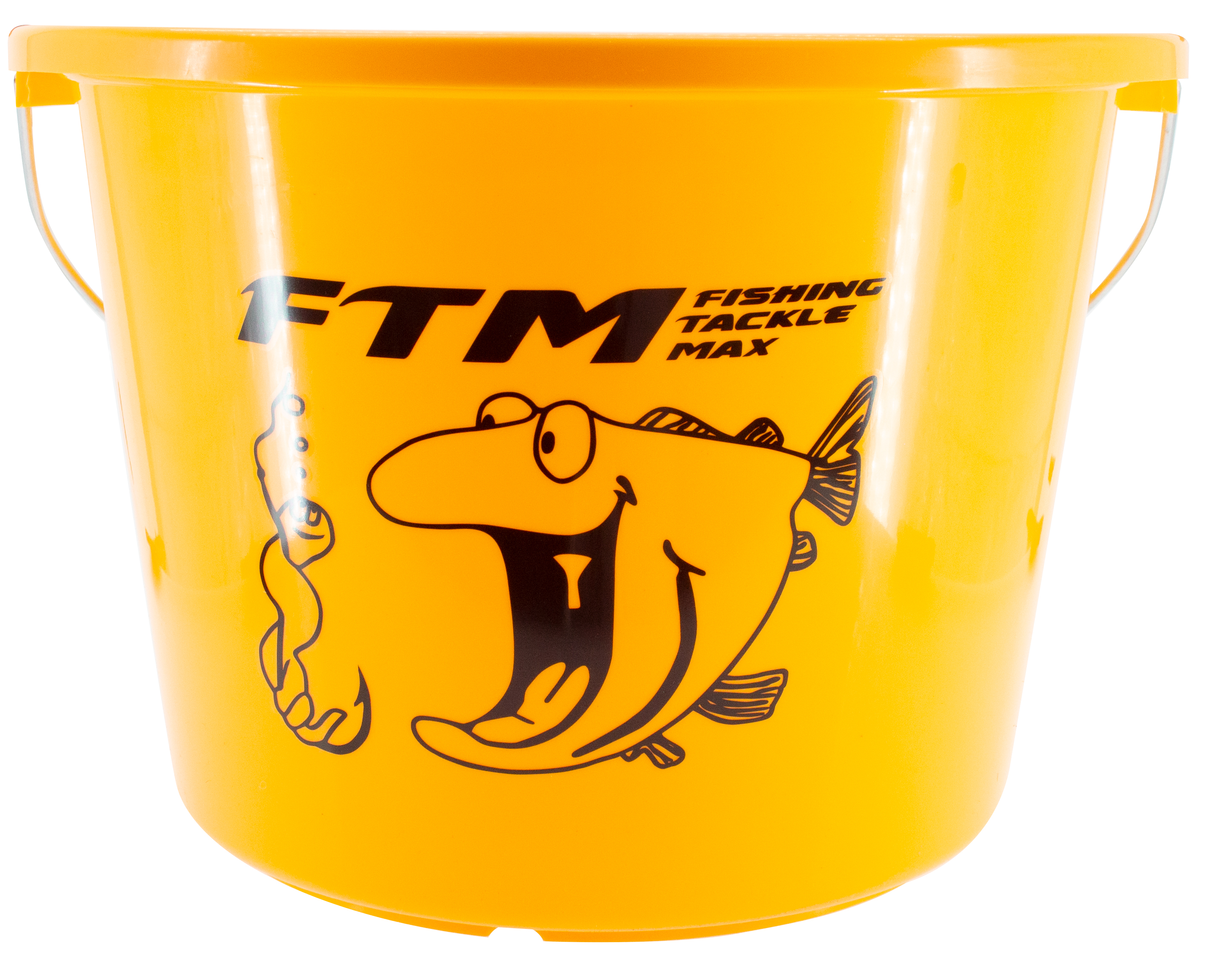 Köderfischeimer 10 l gelb