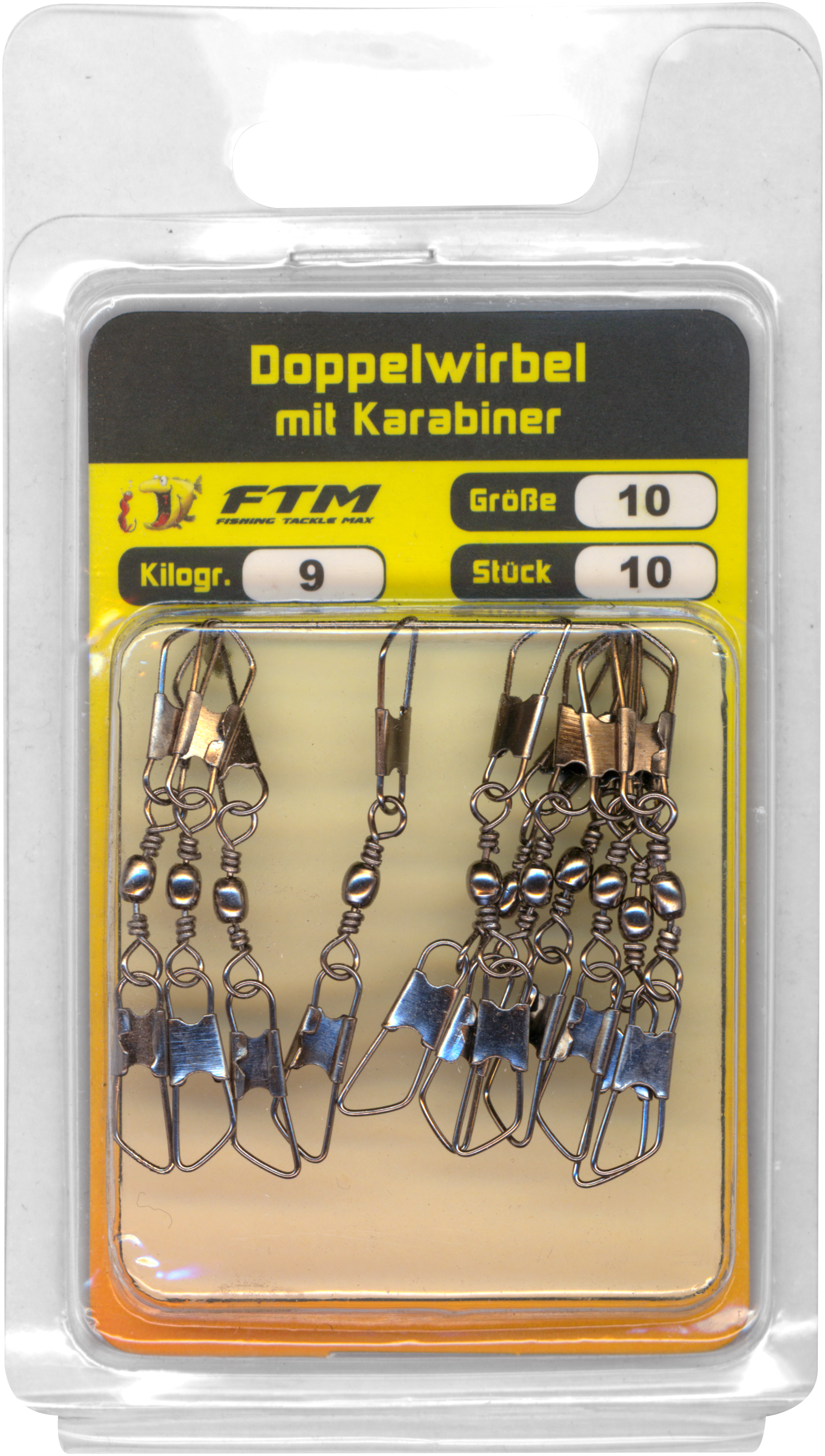 8088120 - 01 Doppelwirbel mit Karabiner verpackt