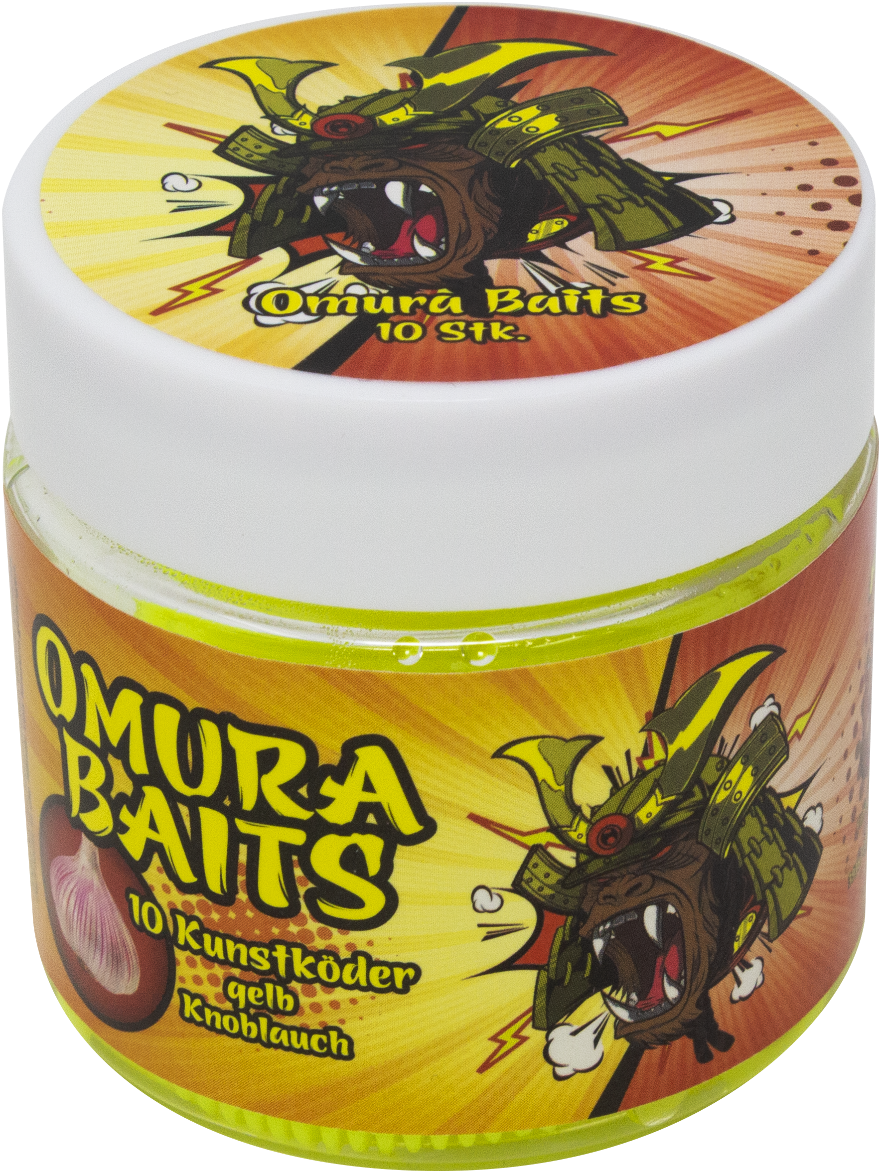 8500050 - 00 Omura Baits Snake Knoblauch gelb verpackt