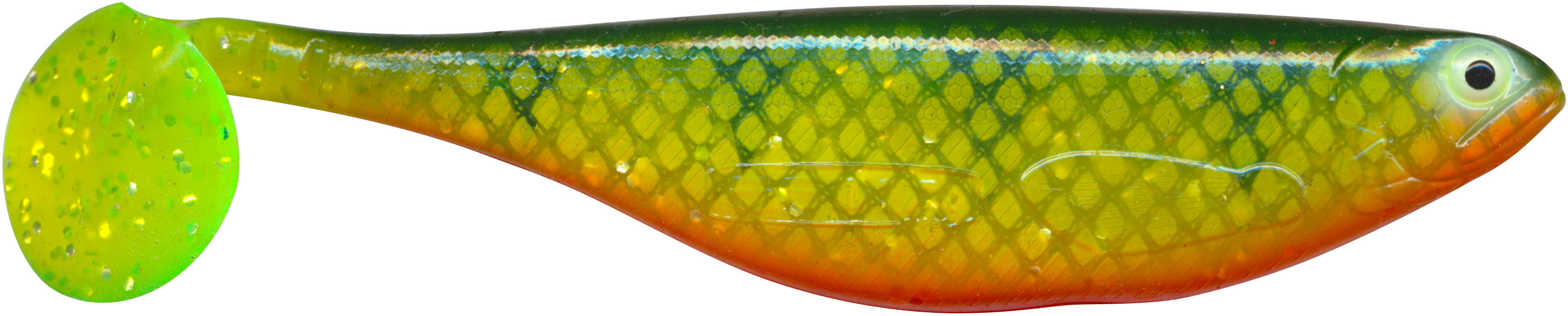 8911200 - 00 Gummifisch Trouble Shad Seika Pro Slip Hot Perch