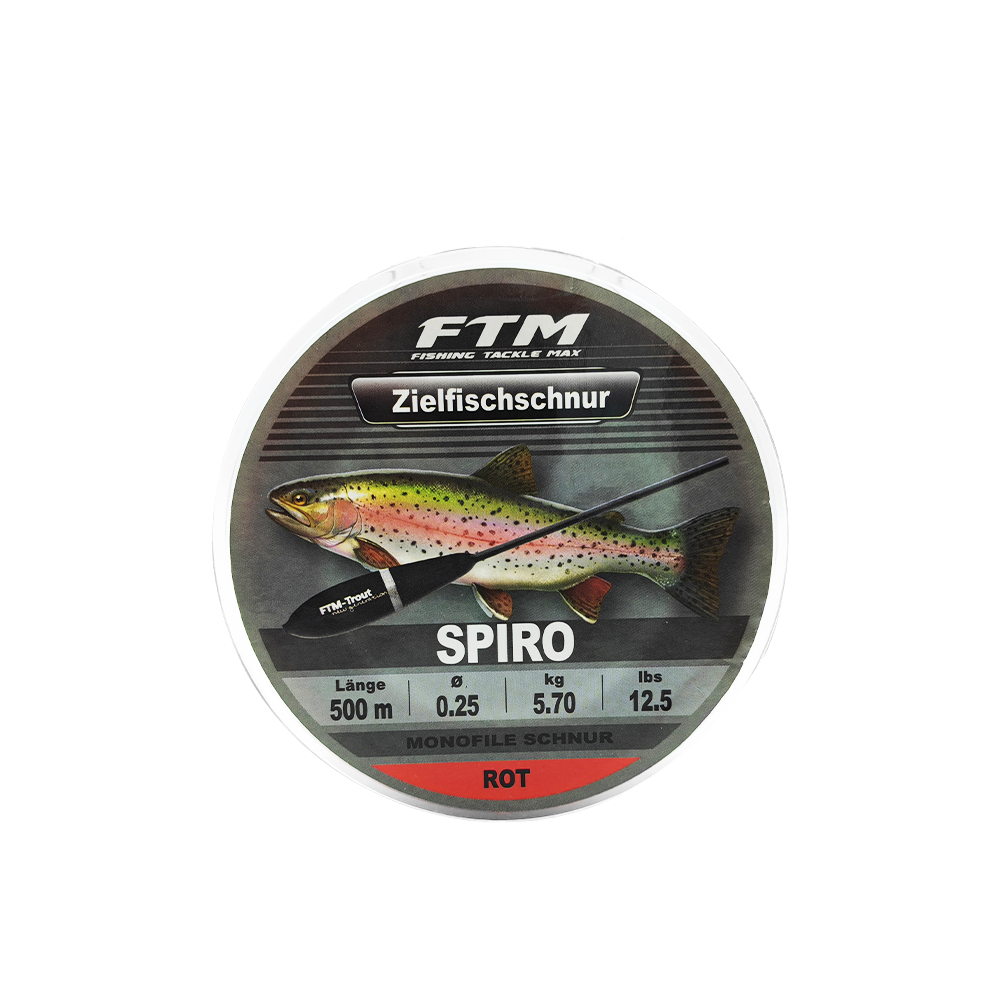 Zielfischschnur Spiro rot