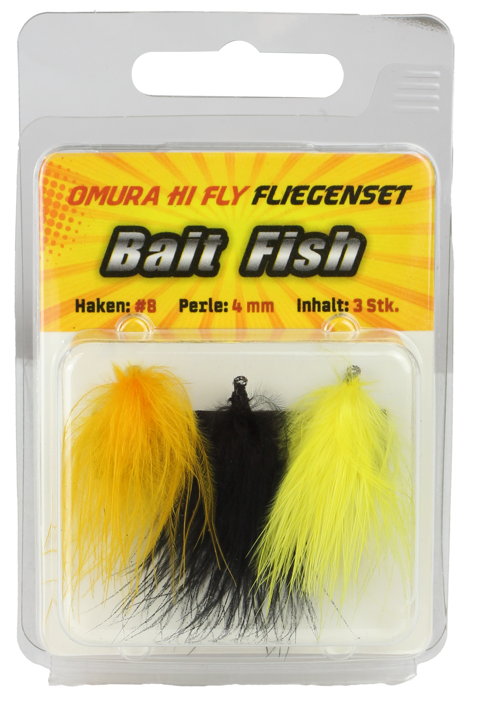 8071402 - 00 Omura Hi-Fly Fliegenset Bait Fish #8
