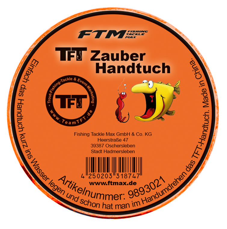 9893021 - 00 TFT Handtuch orange 60 30 cm verpackt
