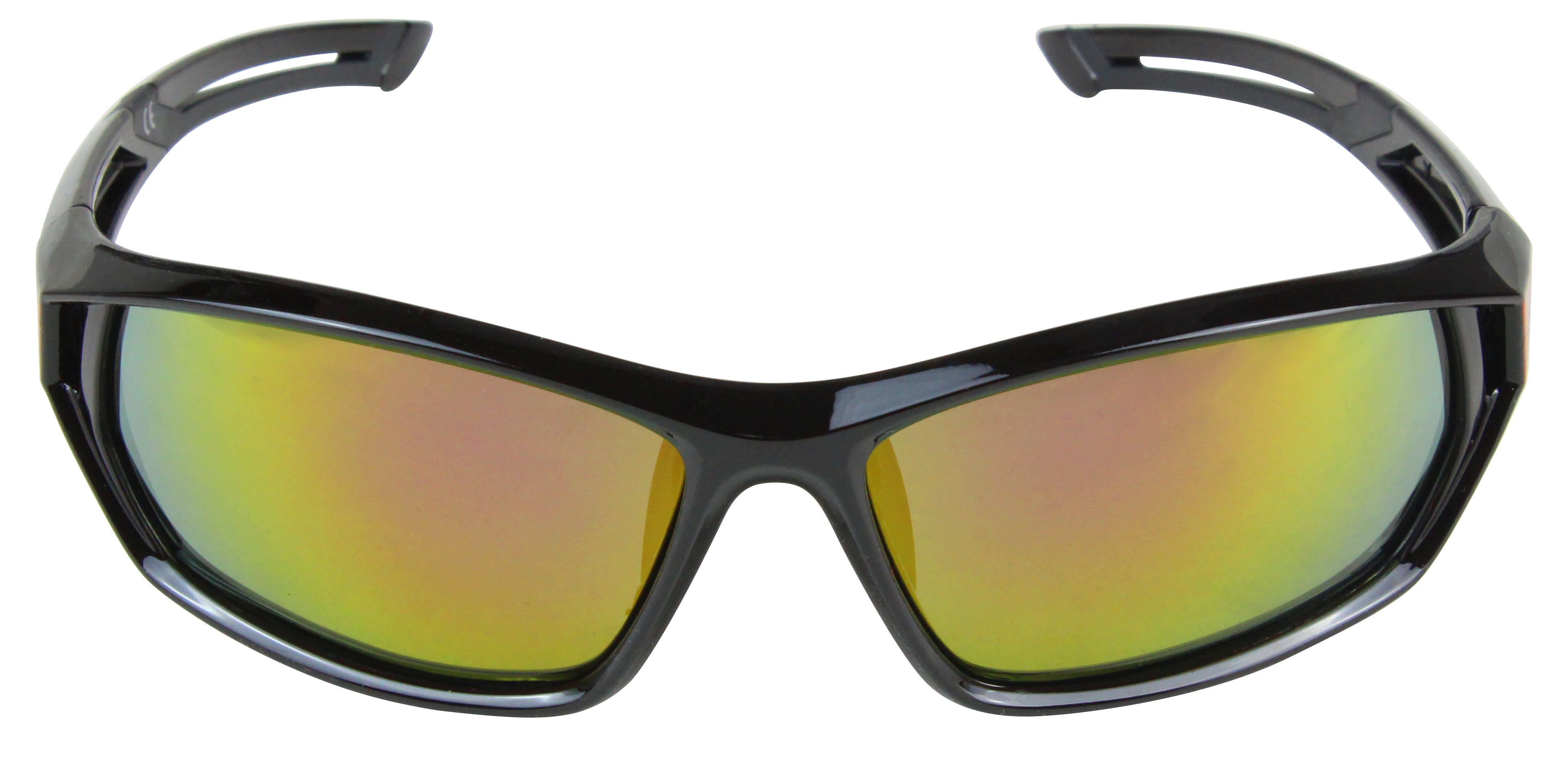 8400021 - 00 Sonnenbrille----Rahmen rot schwarz Glas gelb