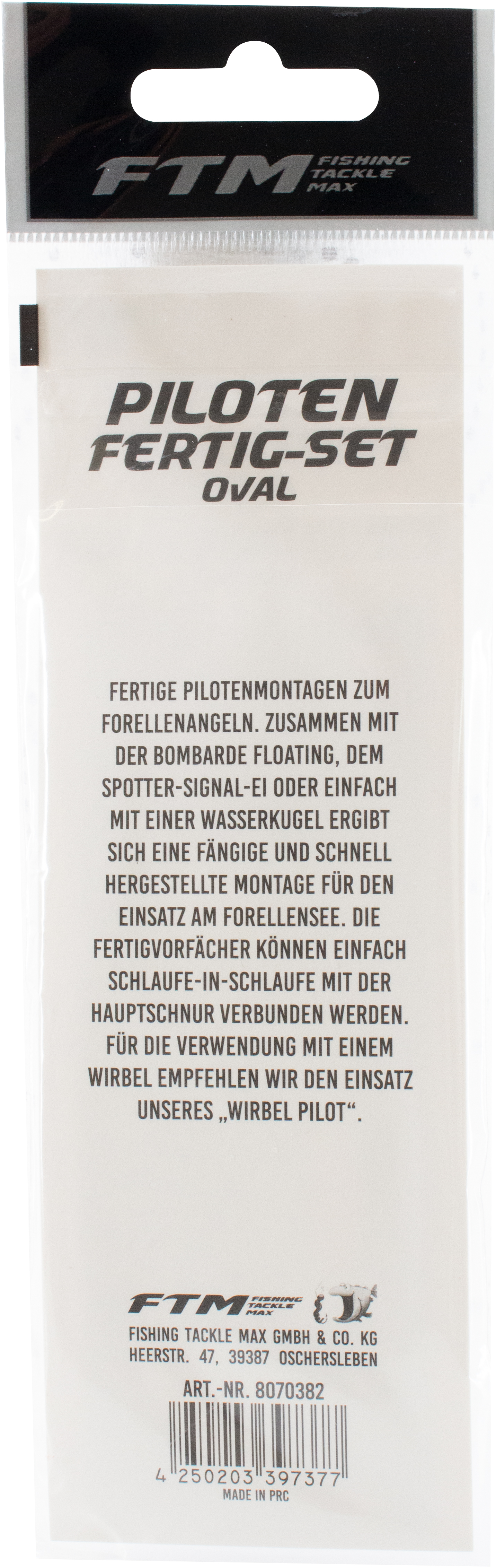 Piloten-Fertig-Set oval