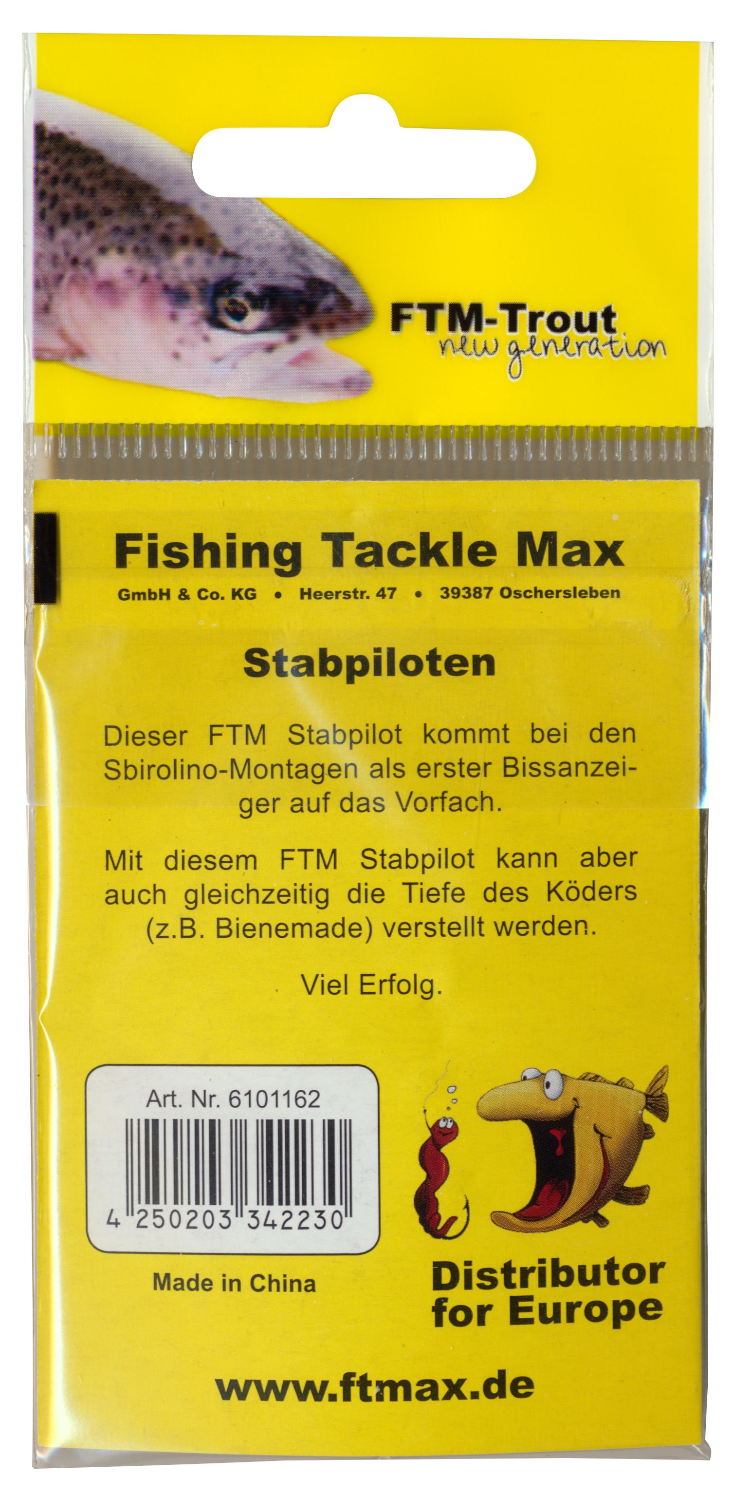 6101162 - 02 Stabpiloten weiß 8 mm verpackt back