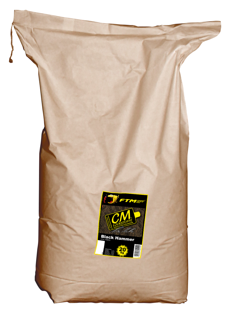 7506204 - 00 CM Fertigfutter 20 kg Sack Black Hammer verpackt