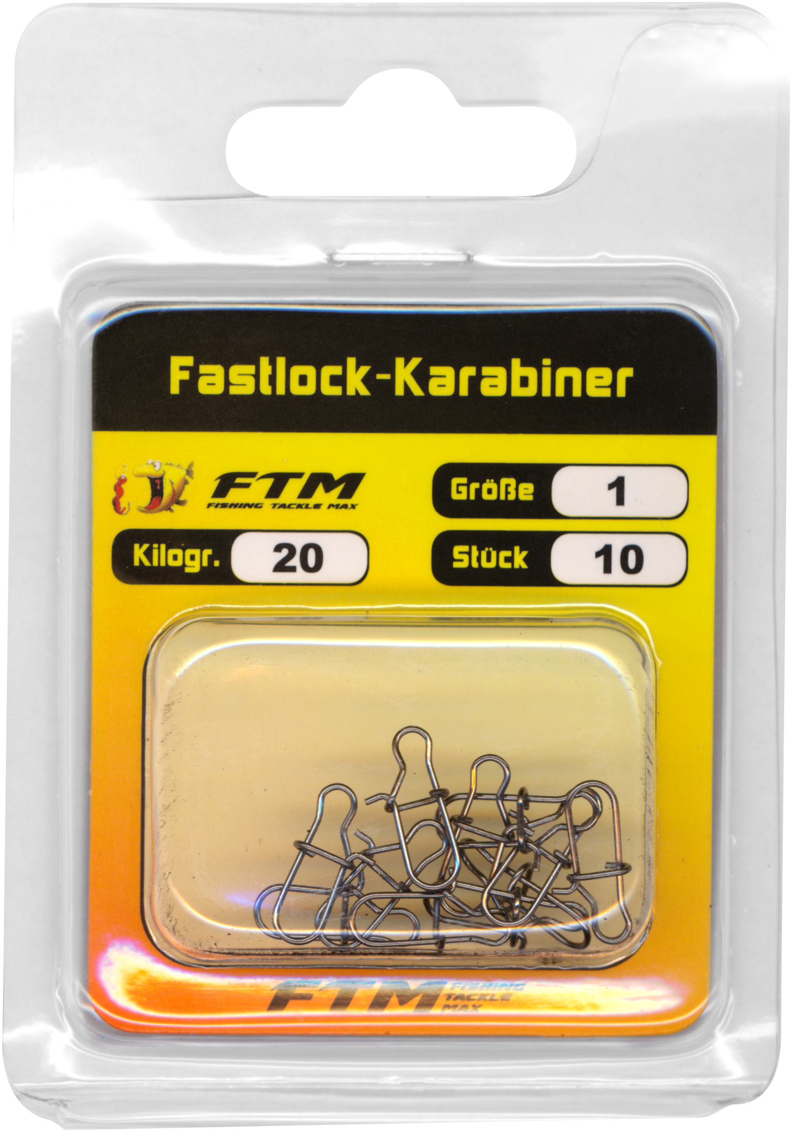 8088410 - 01 Fastlock-Karabiner verpackt