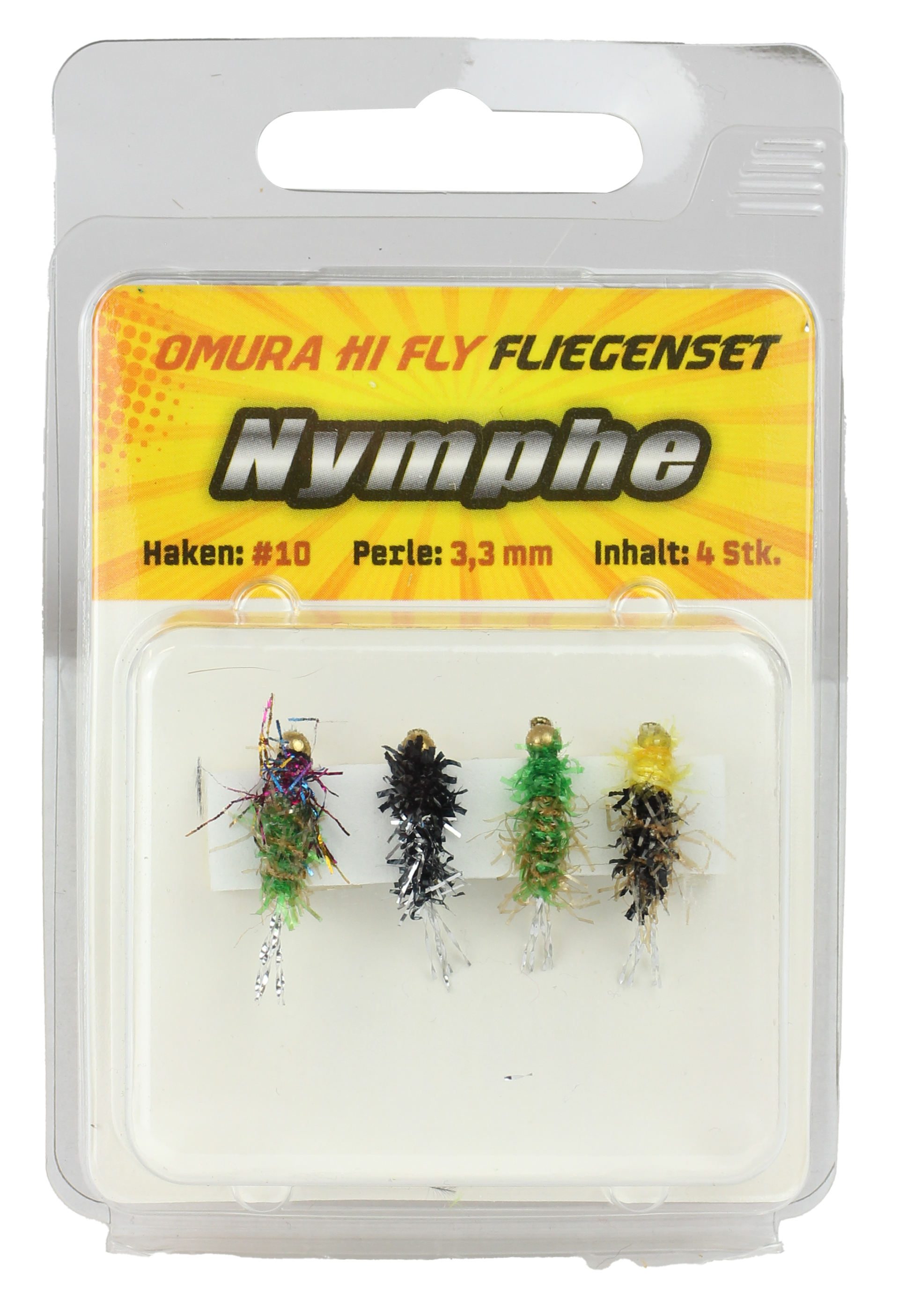 8071403 - 00 Omura Hi-Fly Fliegenset Nymphe #10