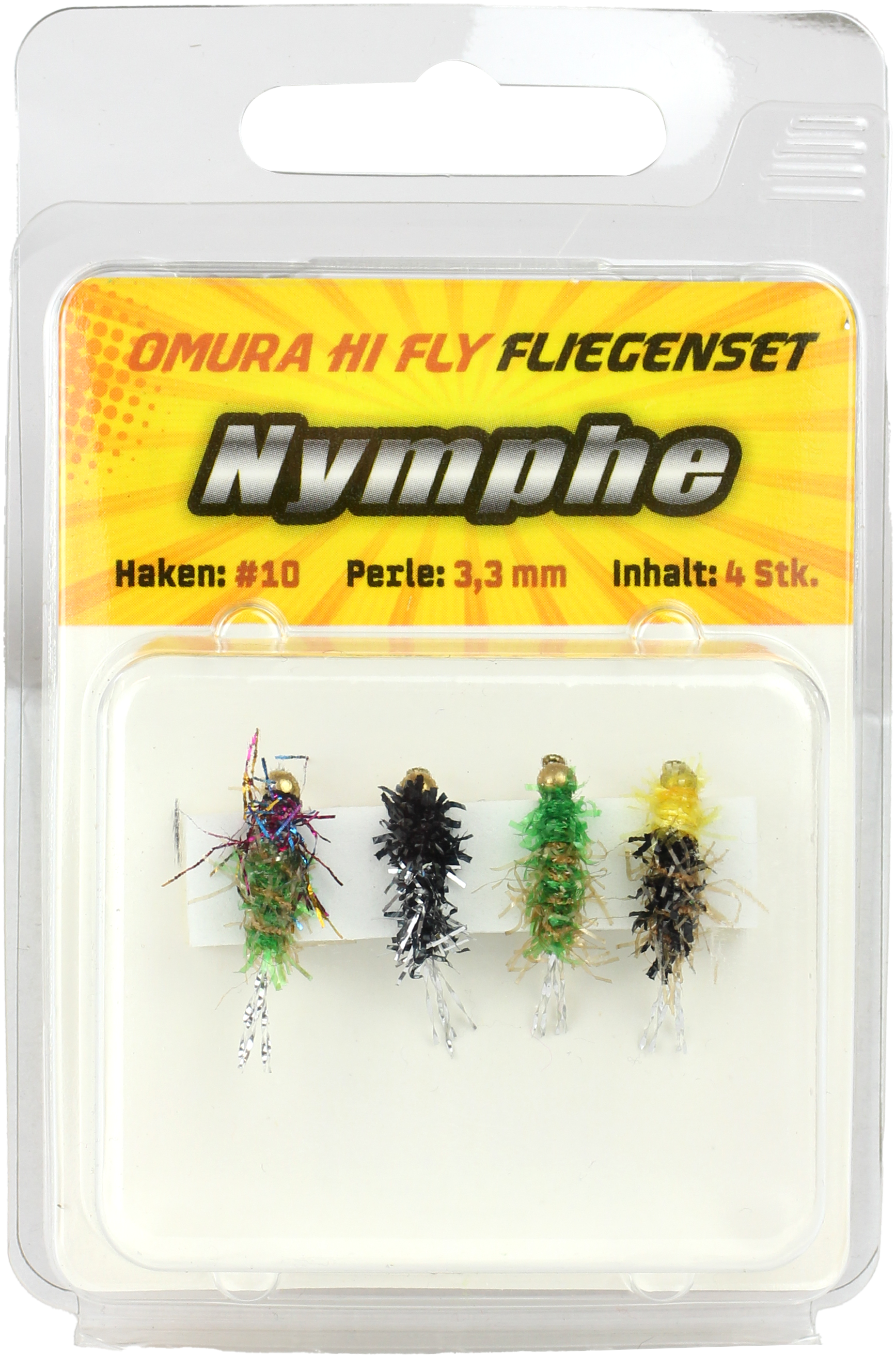 8071403 - 00 Omura Hi-Fly Fliegenset Nymphe #10
